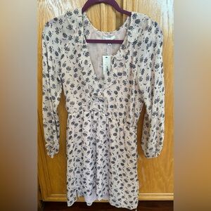 NWT Joie silk light pink floral dress small